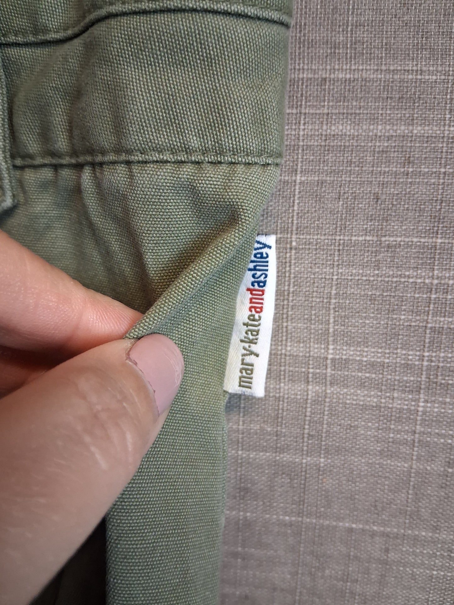 Mary-Kate and Ashley George Khaki Pencil Skirt Age 7-8 Years Vintage