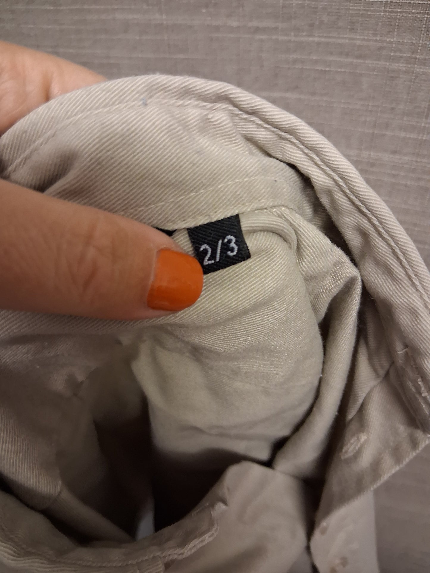 Baresi Jeans Co Beige Long Sleeve Shirt Age 2-3 Years