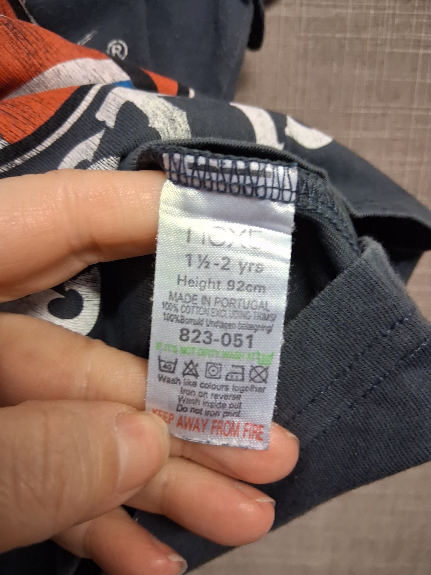 Next Boys Grey Rolling Stones Short Sleeve T-Shirt Age 18-24 Months