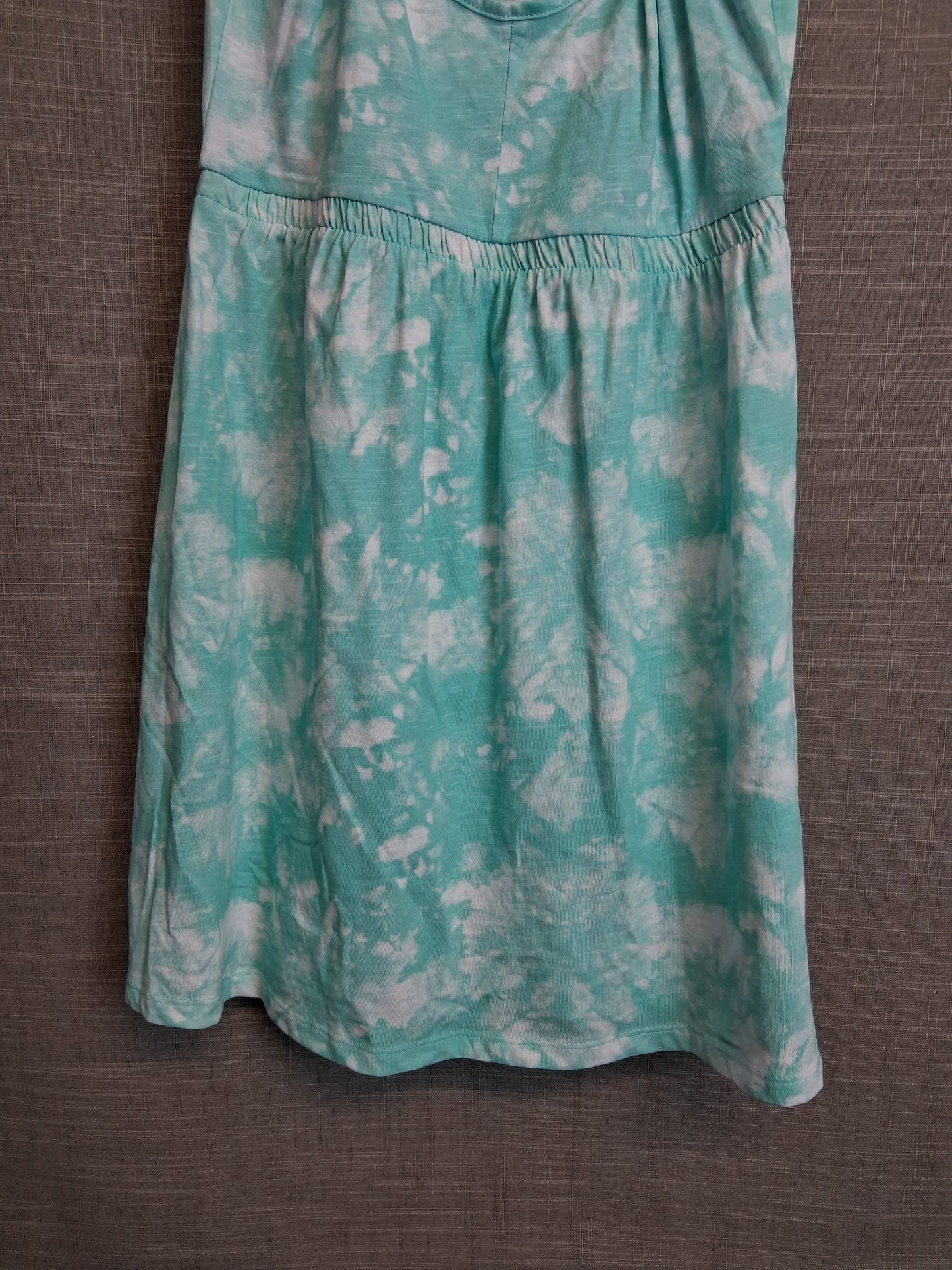 Matalan Girls Jersey Cut Out Back Dress Age 13 Years Blue Tie Dye Age 13 Years