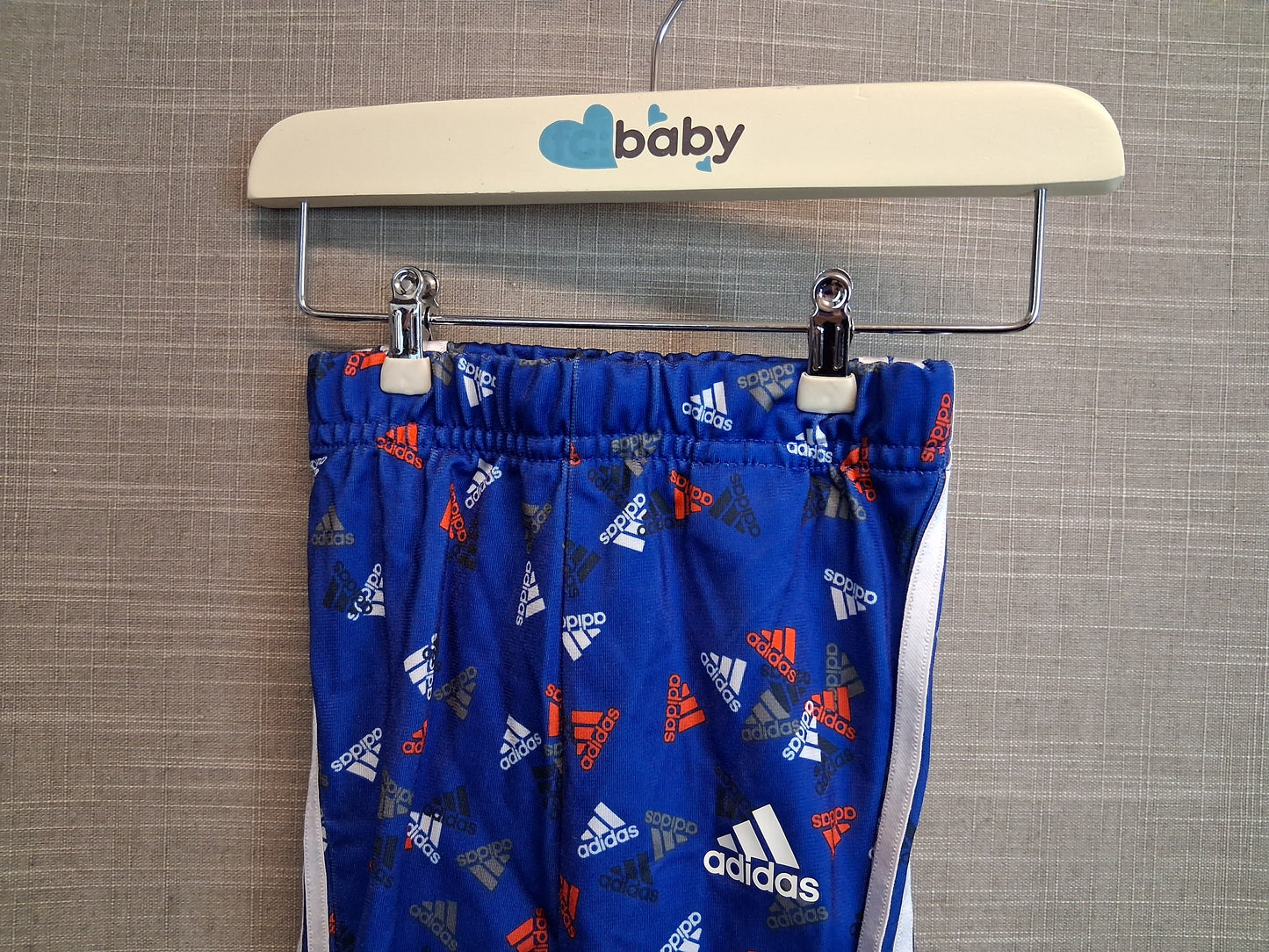 Adidas Boys Blue Joggers Age 6-9 Months