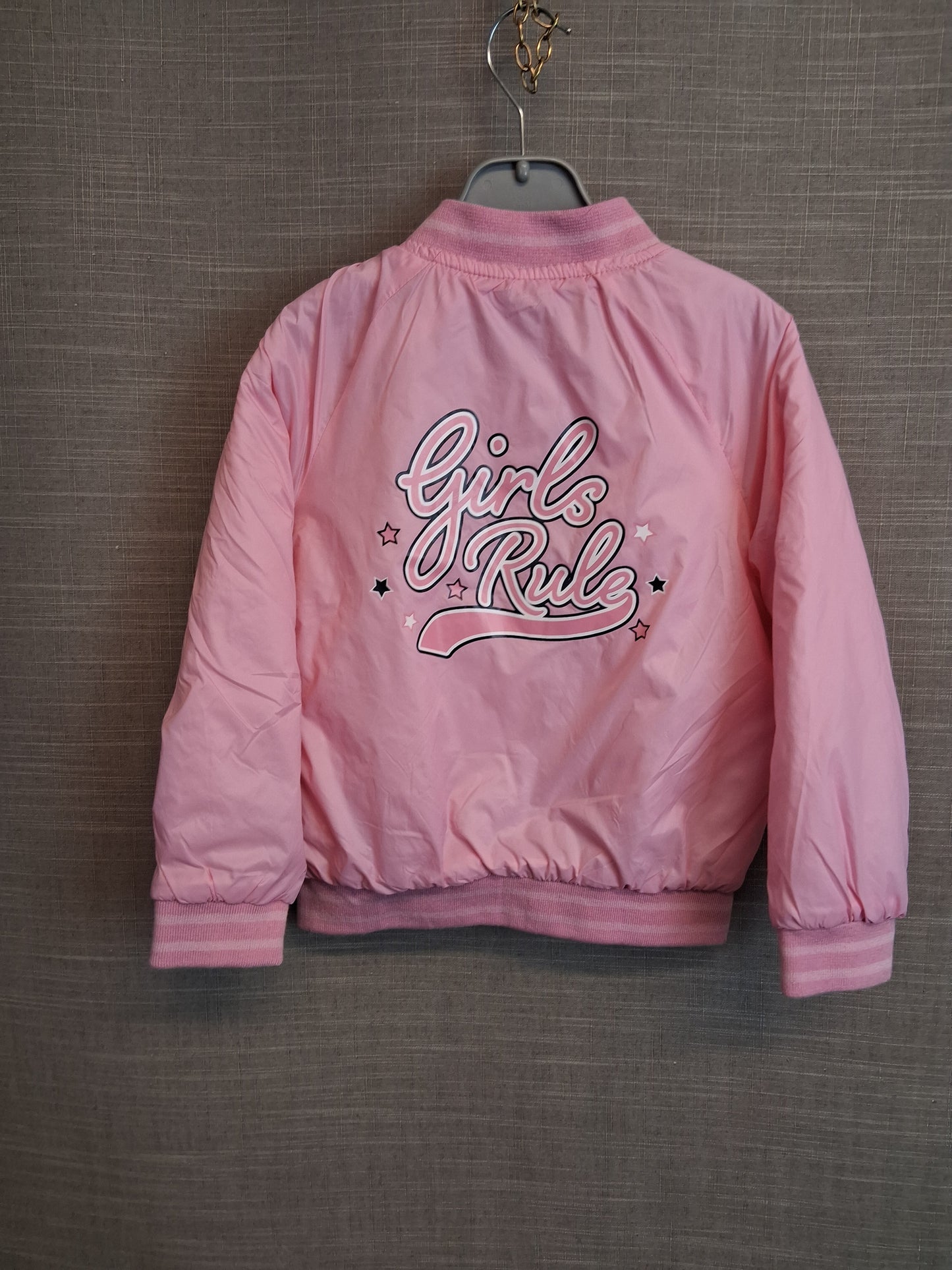 Pep&Co Girls Pink Bomber Jacket Age 3-4 Years New