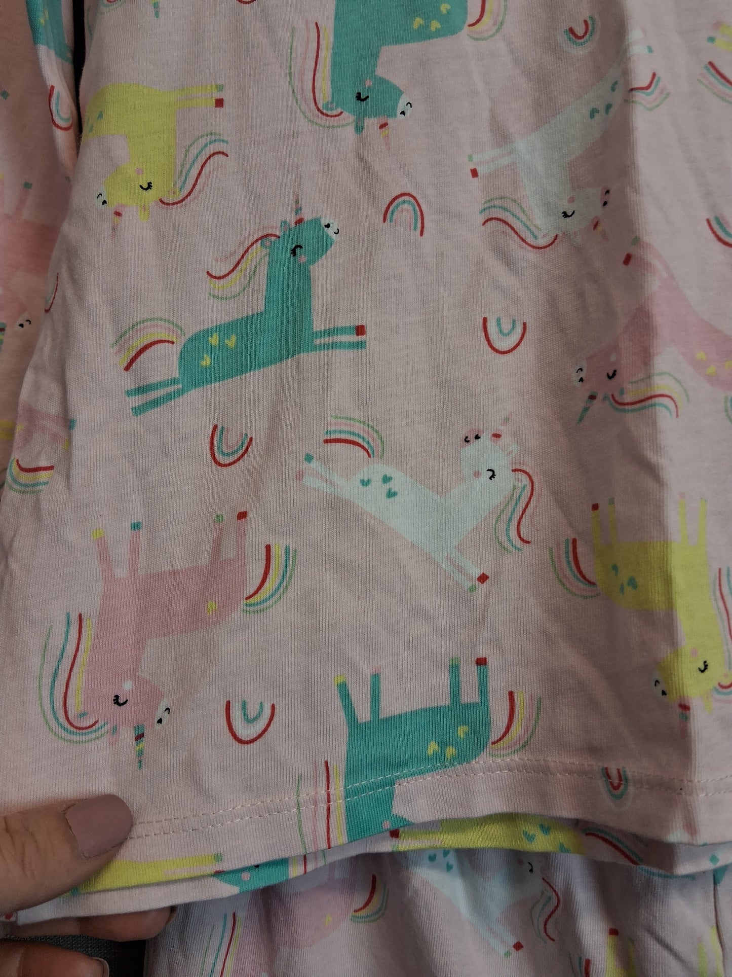 George Girls Pink Unicorn Pyjamas PJs Set Age 9-10 Years