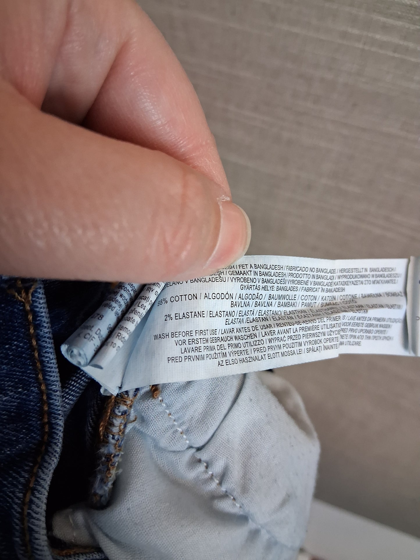 Primark Boys Skinny Blue Jeans Age 3-4 Years