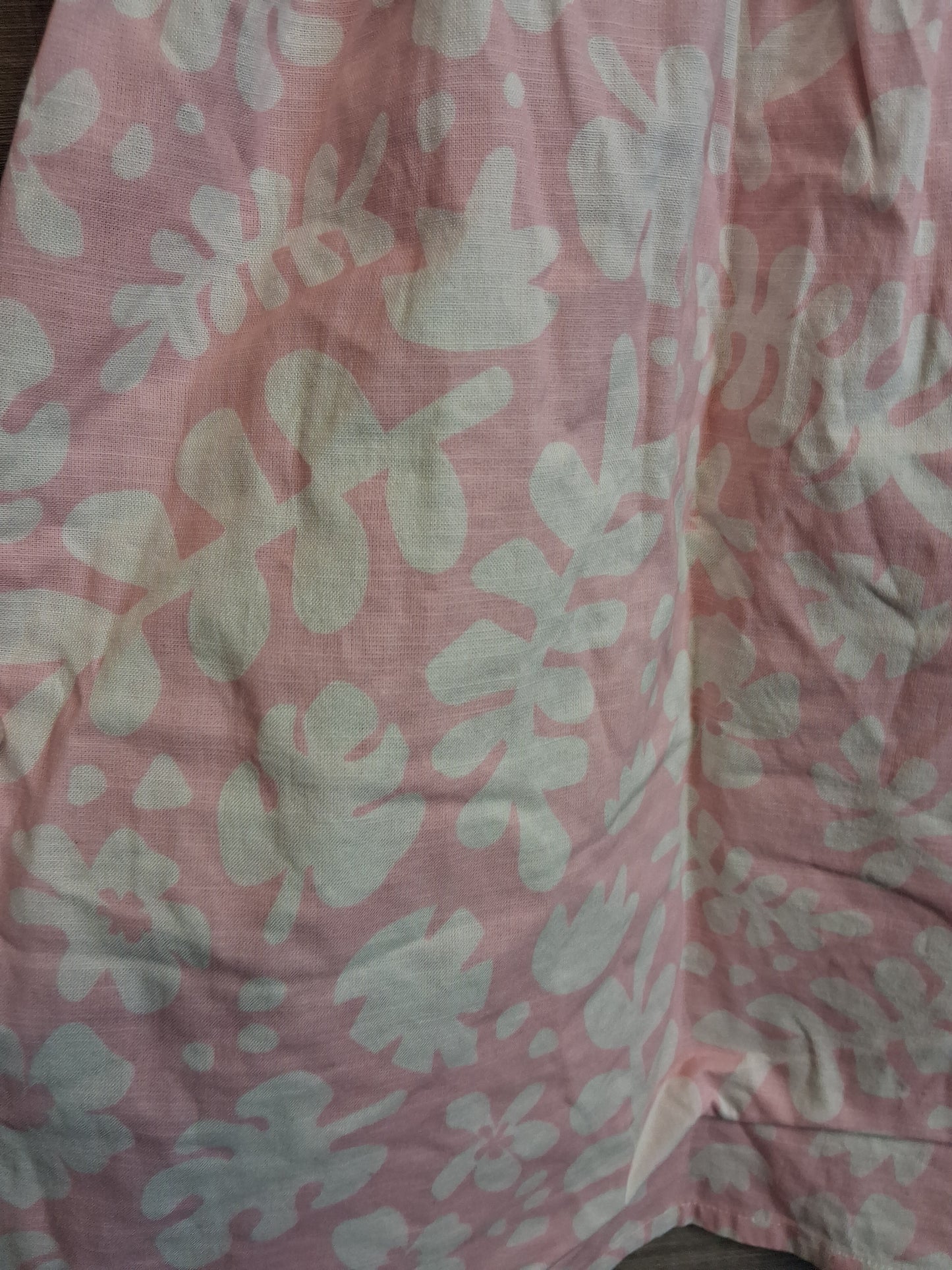 H&M Girls Pink Floral Dress Age 2-3 Years 100% Cotton New