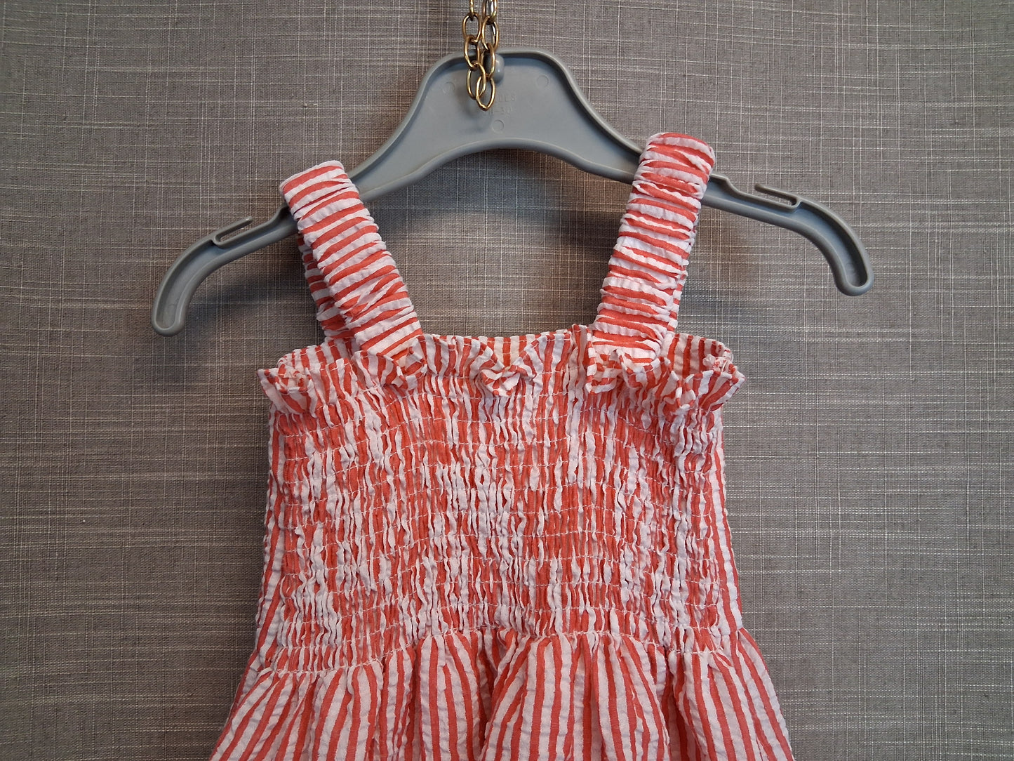 Shein Girls Red White Stripe Romper Age 2 years