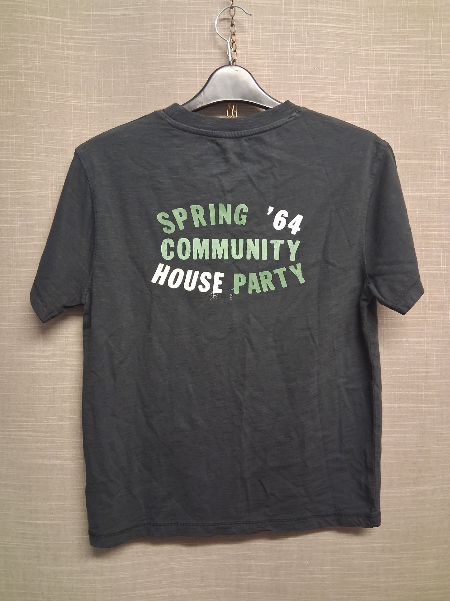 John Lewis Boys Grey Short Sleeve T-Shirt Age 10 Years