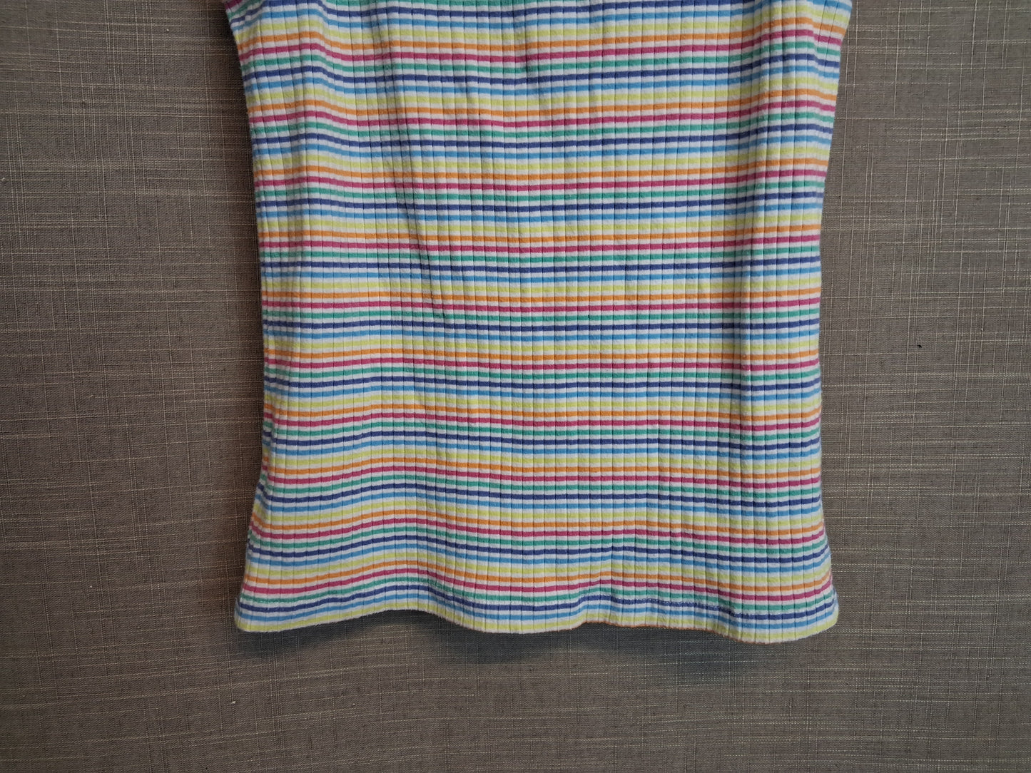 Next Girls Multicolour Striped Vest Tank Top Age 11 Years