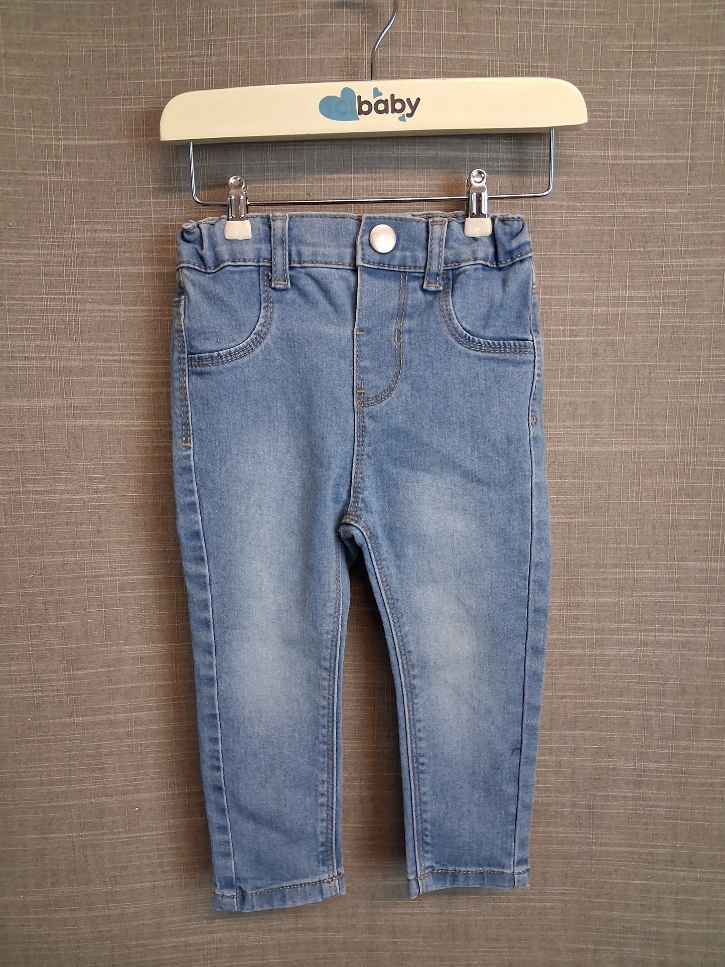 Primark Girls Blue Jeans Age 12-18 Months