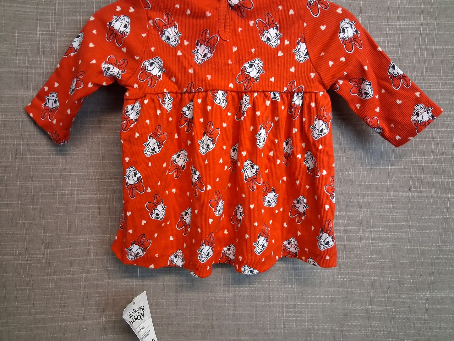 Disney Daisy Duck Jersey Dress Age First Size Red New