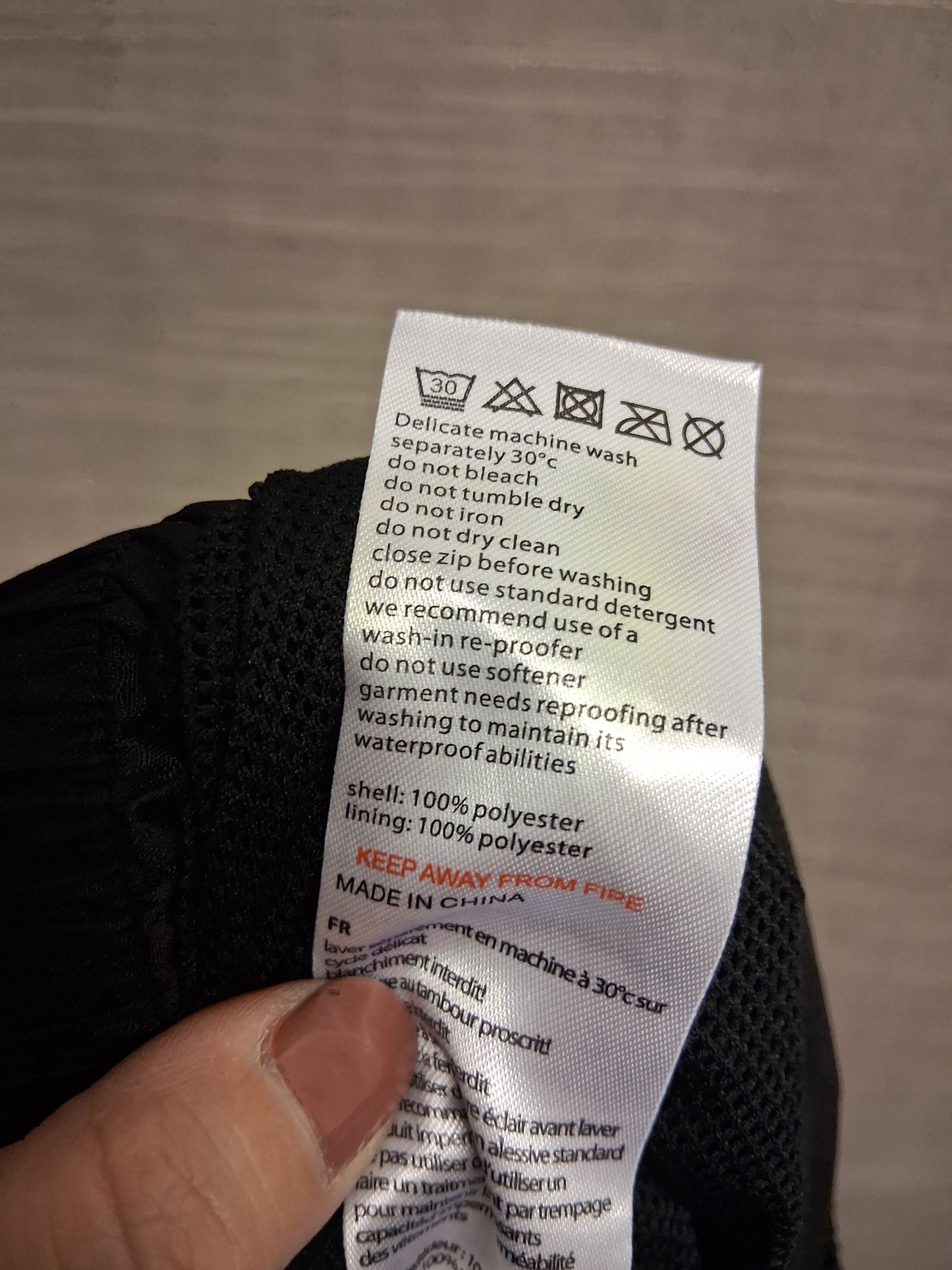 Mountain Warehouse Black Waterproof Trousers 13 Years