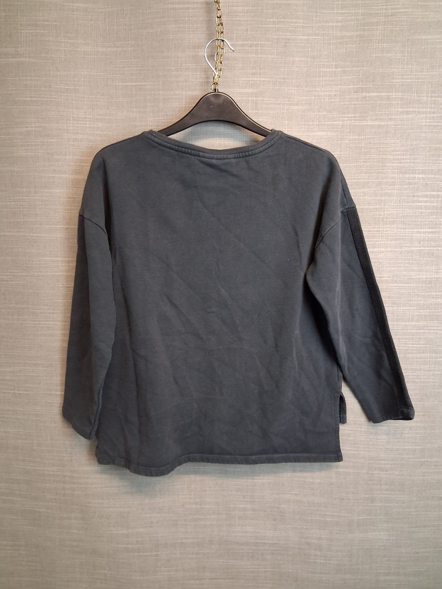 Zara Disney Mickey Mouse 2 way Sequin Sweater Faded Black Age 13-14 Years