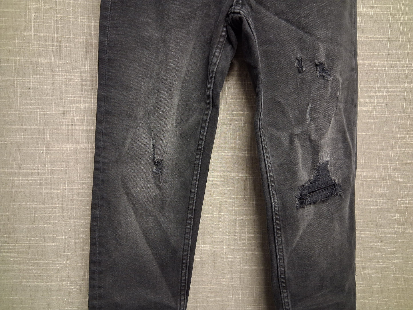 Zara Boys Black Distressed Jeans Age 8 Years