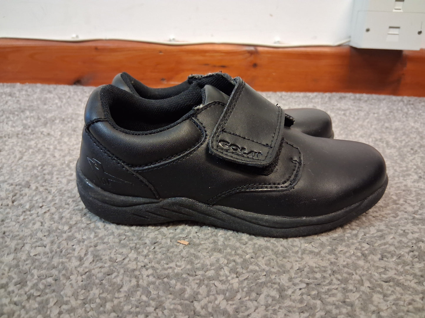 Gola Boys Black School Shoes Size 10 New