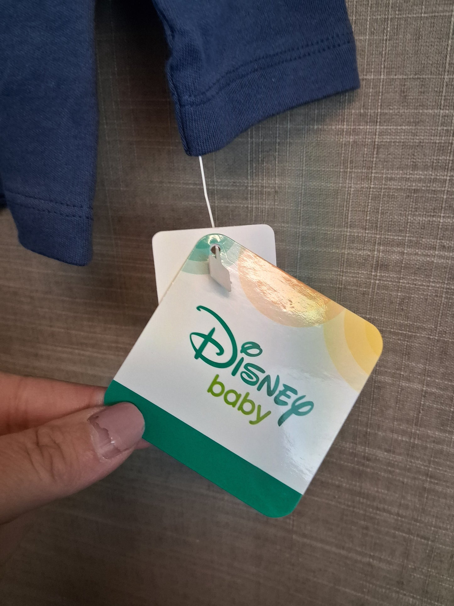 Disney Boys Long Sleeve Plain T-Shirt Age 0-3 Months New