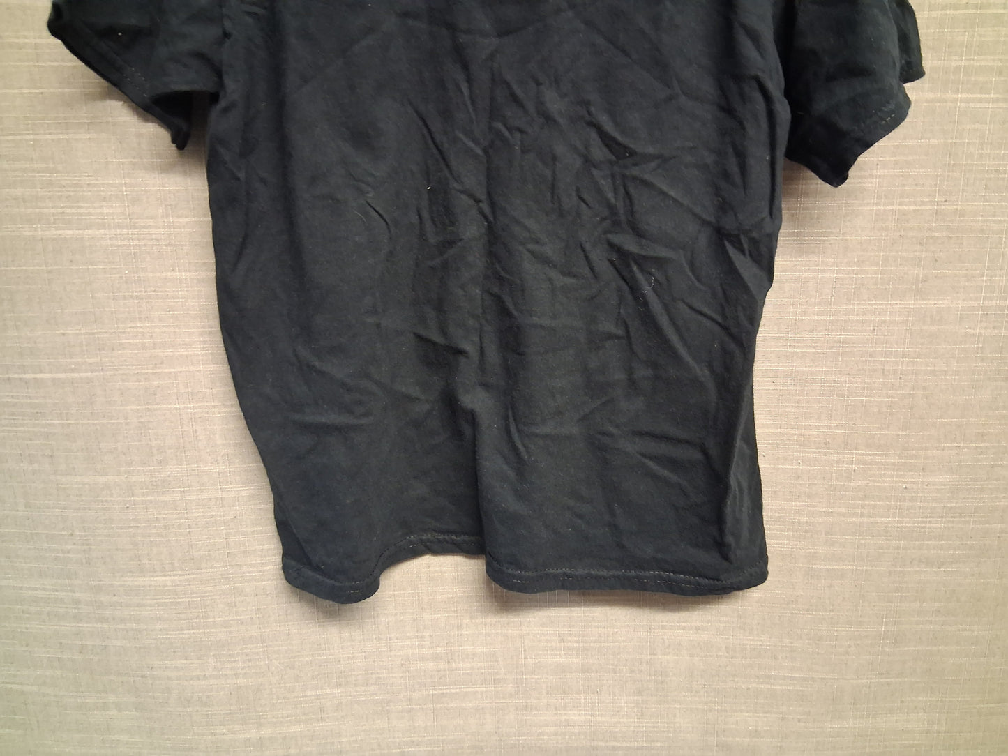 Gildan 'Boo!' Halloween Short Sleeve Black T-Shirt Size M Age 9-11 Years
