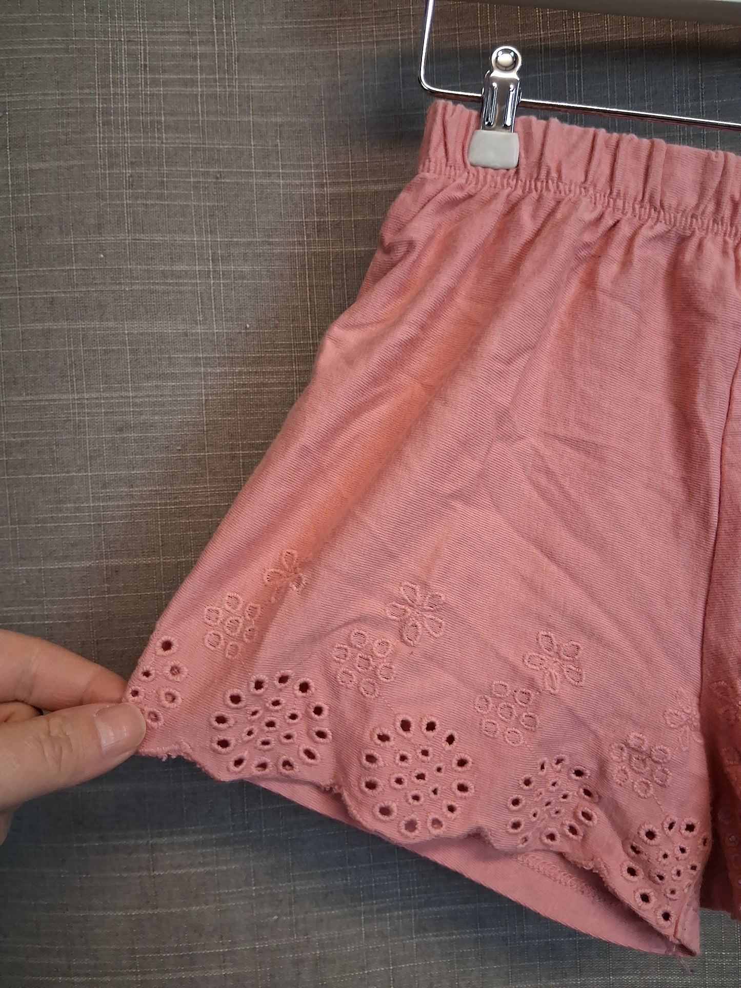 Next Girls Pink Jersey Shorts Age 18-24 Months