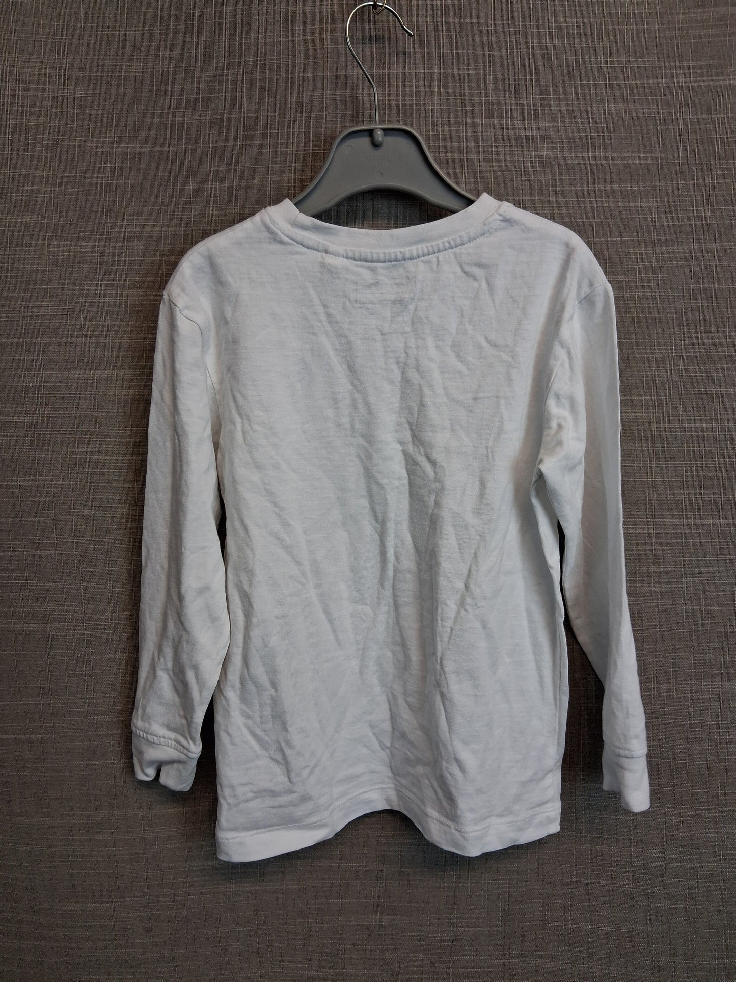 Next Boys White Long Sleeve T-Shirt Age 4-5 Years