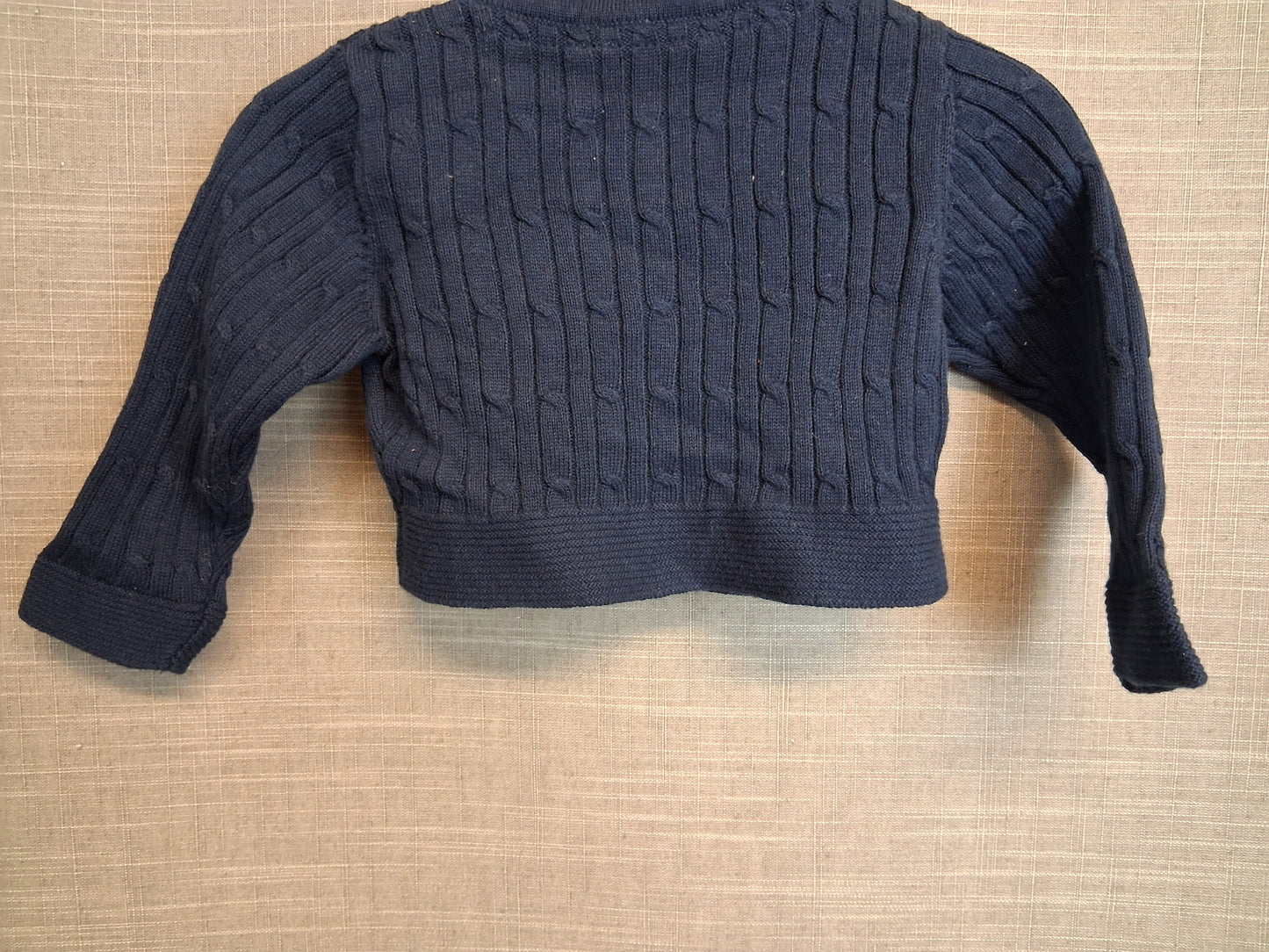 Maine Debenhams Girls Bolero Shrug Cardigan Age 3-6 Months Navy New