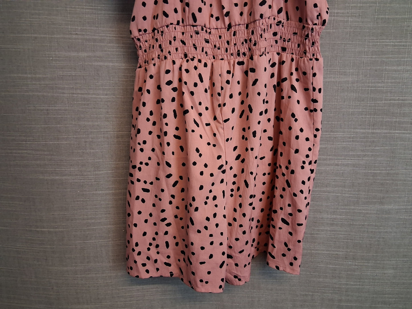 Primark Girls Pink Spotty Playsuit Age 10-11 Years