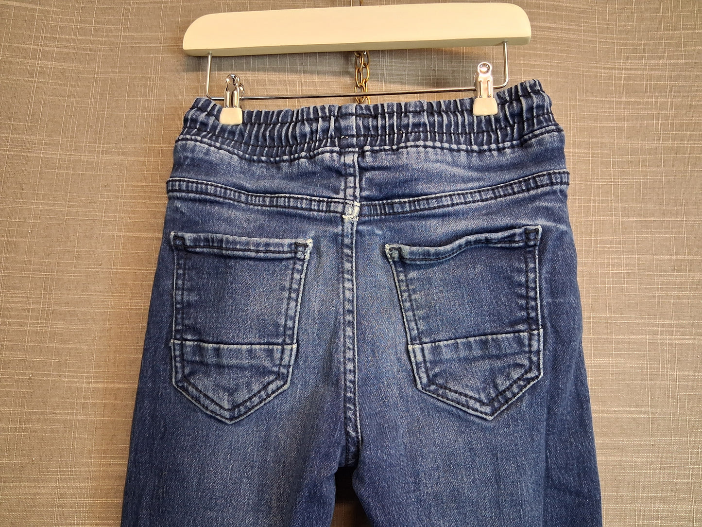 Primark Boys Cuff Jogger Jeans Blue Age 6-7 Years
