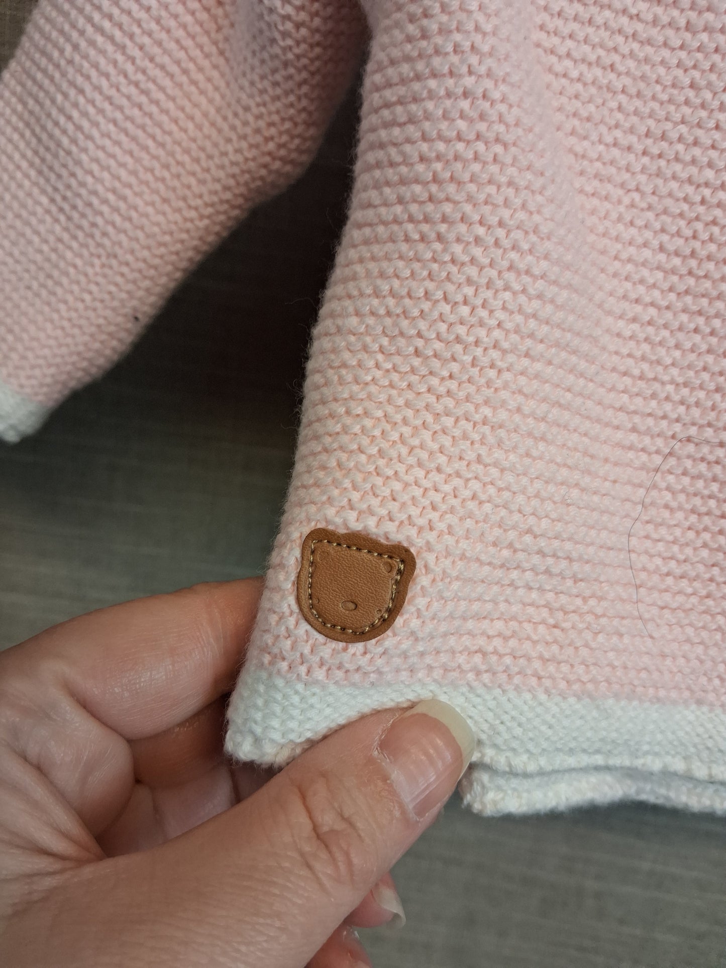 Rock Bye Baby Girls Pink Knitted Cardigan Knitted with Hood Age 0-3 months