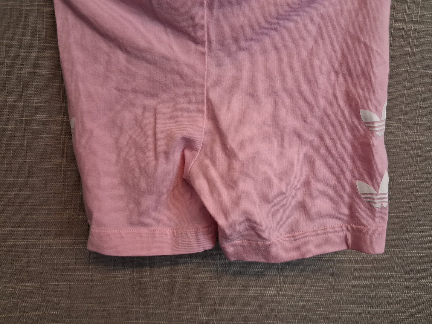 Adidas Girls Pink Cycle Jersey Shorts Age 12-18 Months