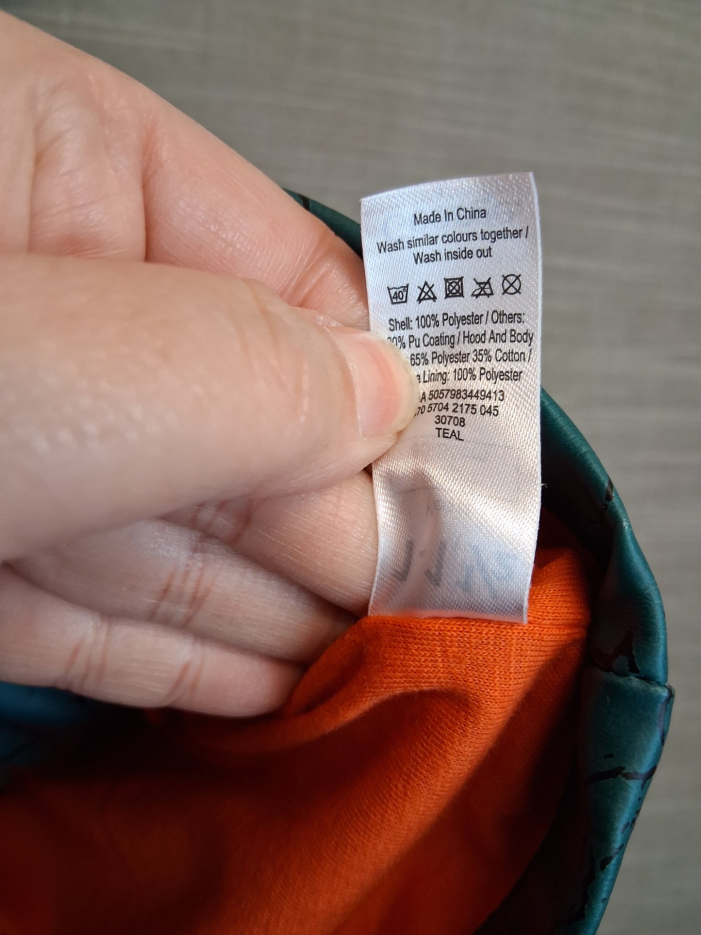 George Boys Dinosaur Raincoat Age 12-18 Months Green New