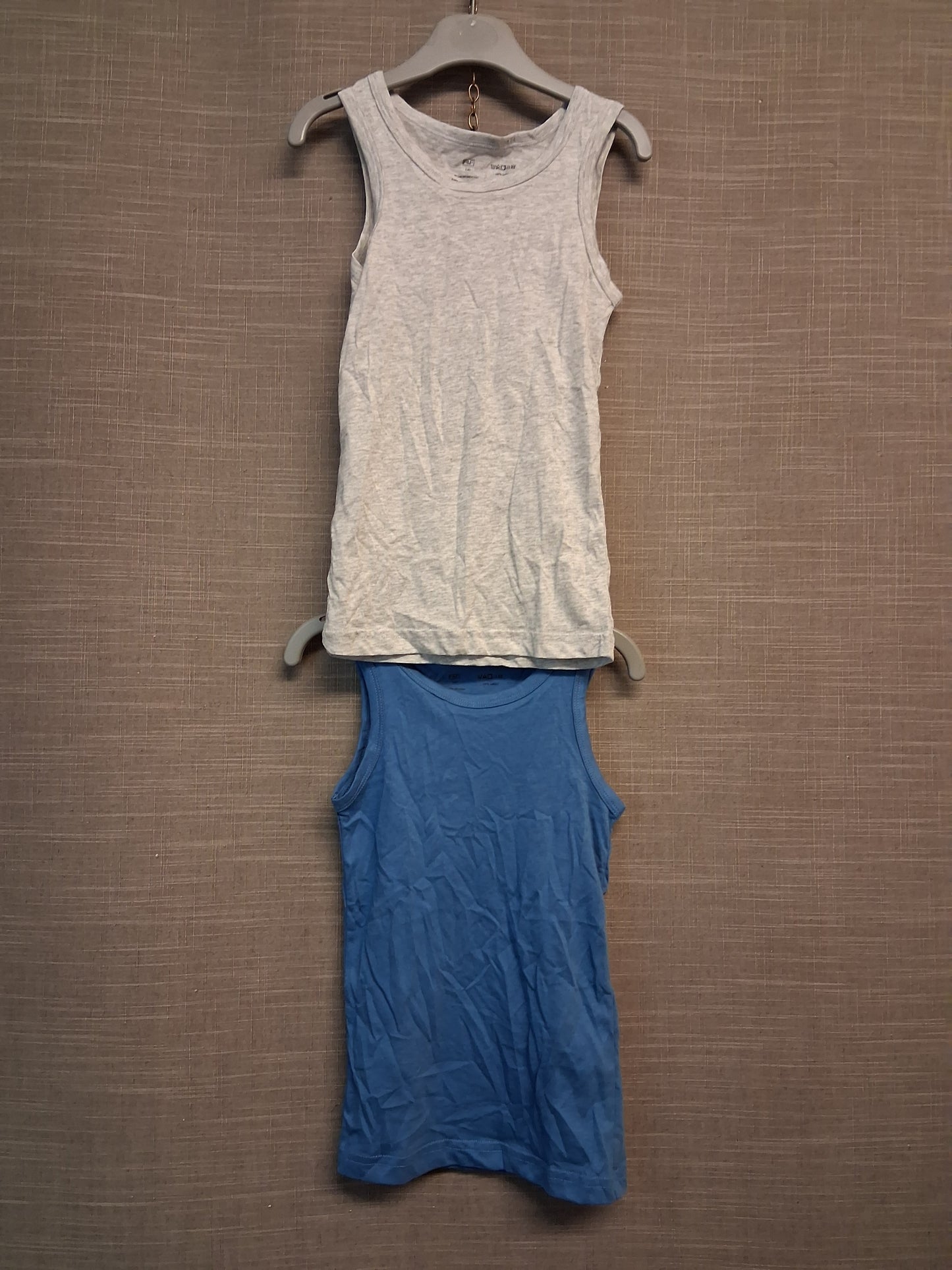F&F Boys Vest Tank Tops Set of 2 Multicolour Age 5-6 Years