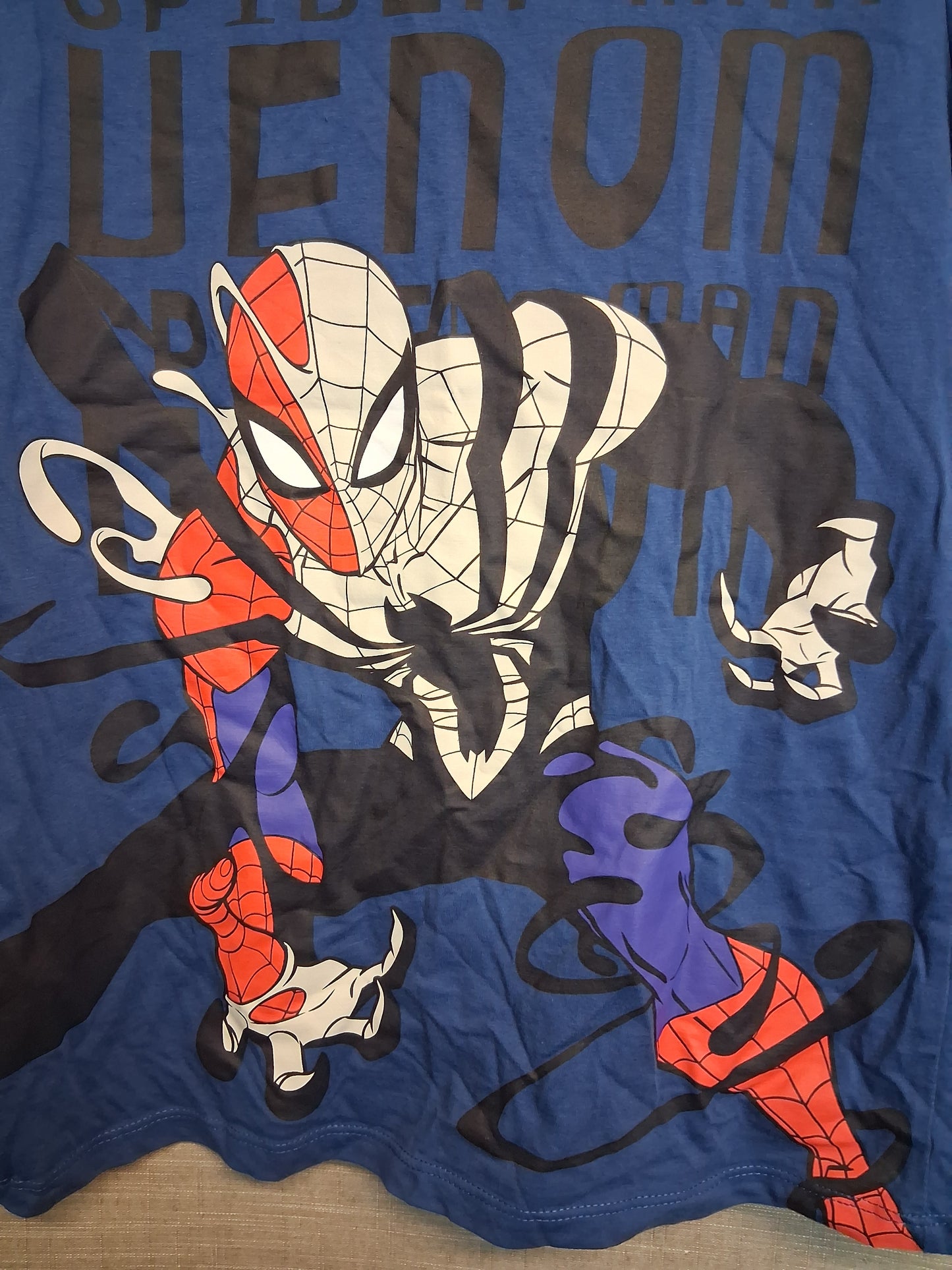 Marvel George Spider Man Theme Blue T-Shirt Age 13-14 Years