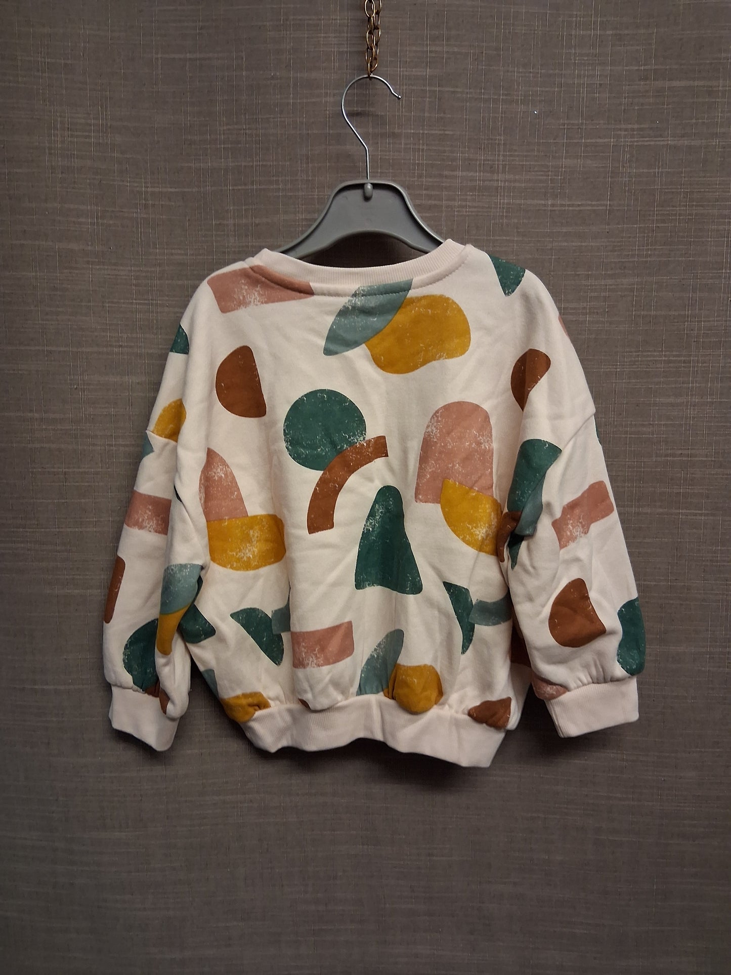 George Boys Beige Shape Print Sweater Age 3-4 Years