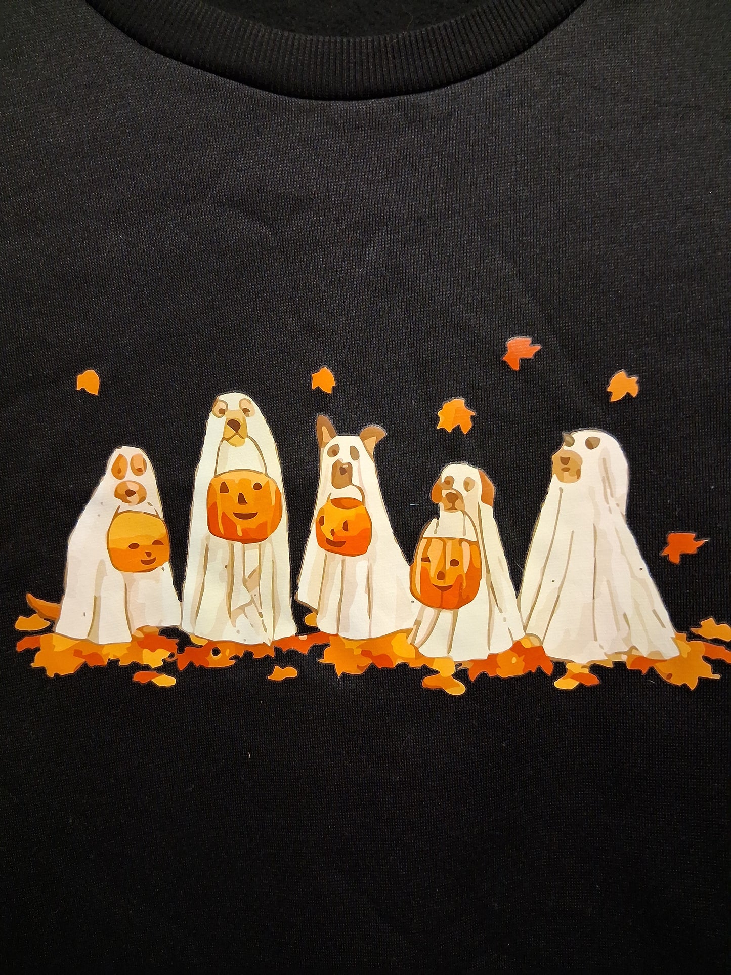 Shein Girls Black Halloween Theme Sweater Size L Age 14-15 years