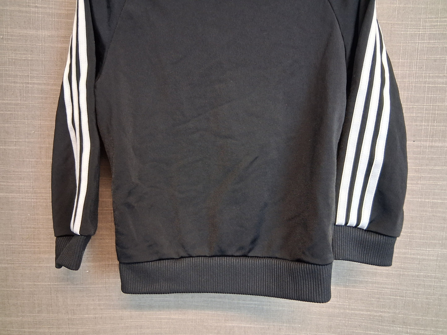 Adidas Boys Full Zip Jacket Age 18-24 Months Black and White