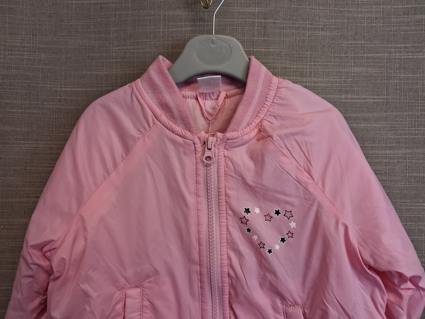 Pep&Co Girls Pink Bomber Jacket Age 3-4 Years New