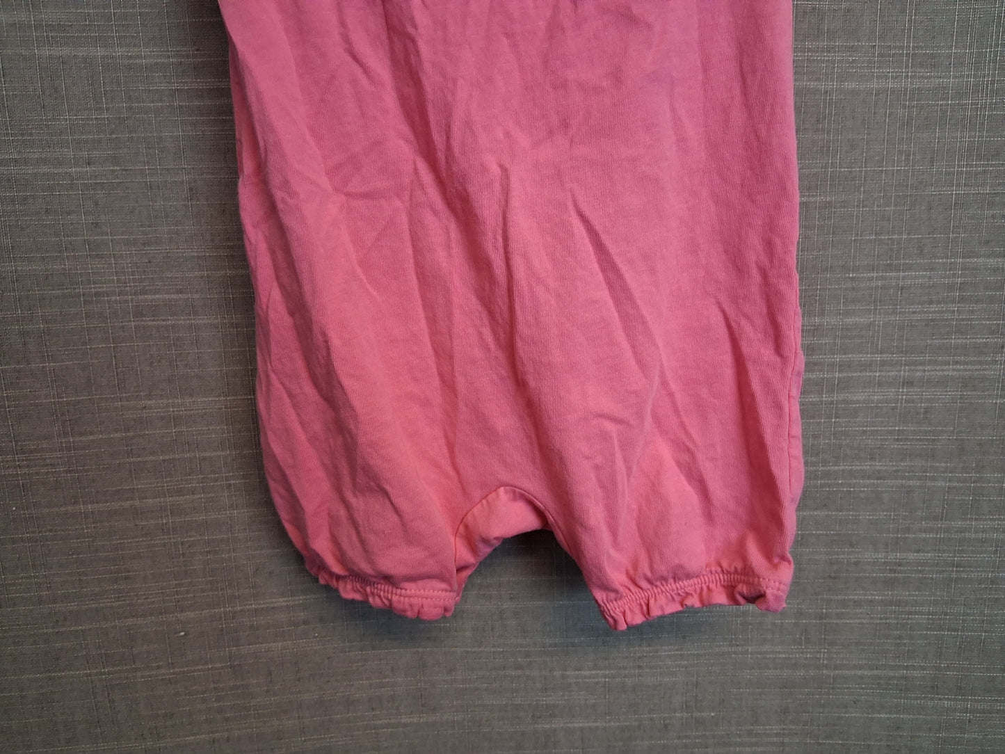 F&F Girls Pink Romper Sleepsuit Age 6-9 Months