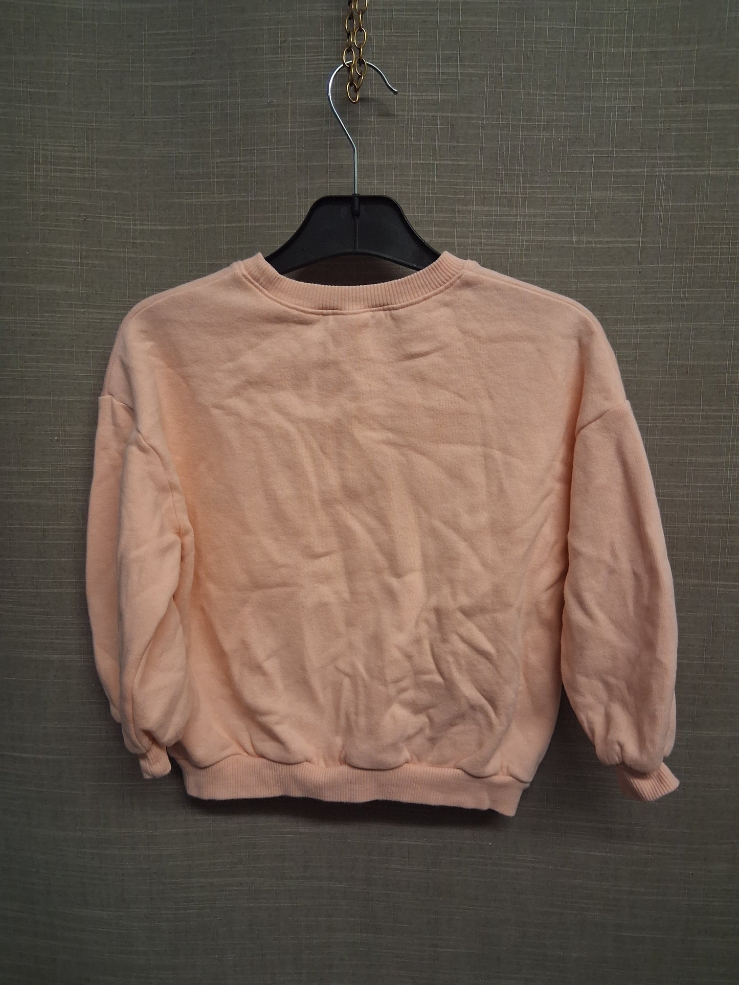 Next Girls Peach Sheep Pocket Sweater Jumper Age 4-5 Years
