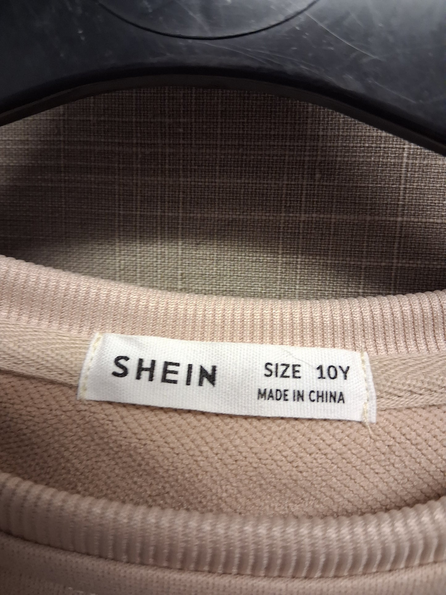 Shein Girls Halloween Boo-Jee Beige Sweater Age 10 Years