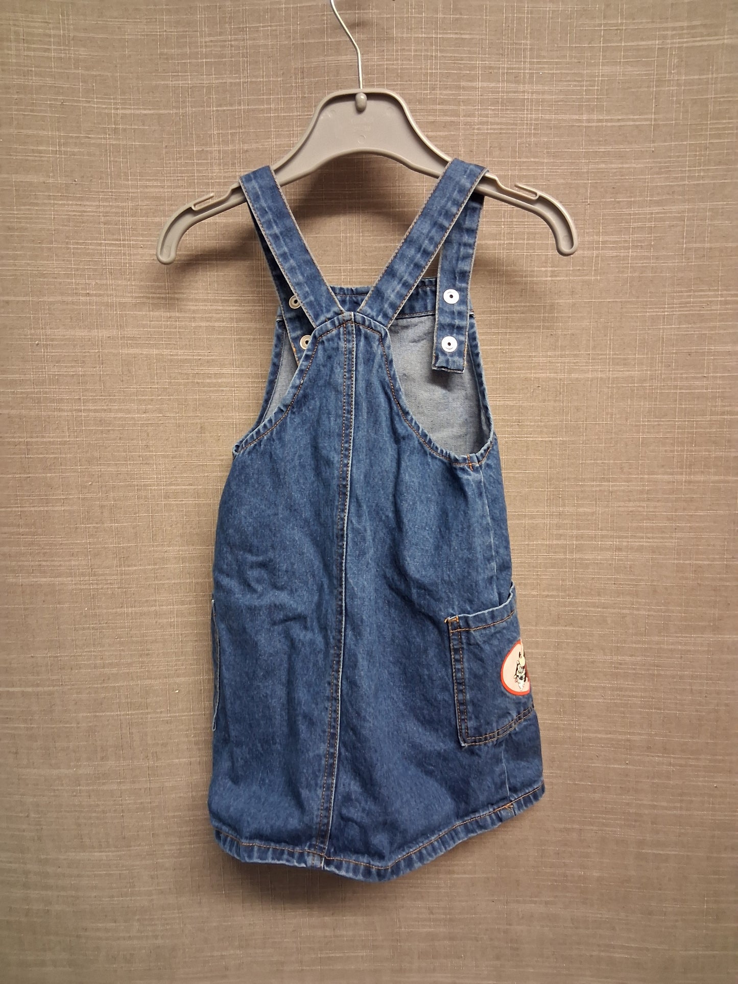 Primark Disney Minnie Mouse Denim Pinafore Dress Age 12-18 Months