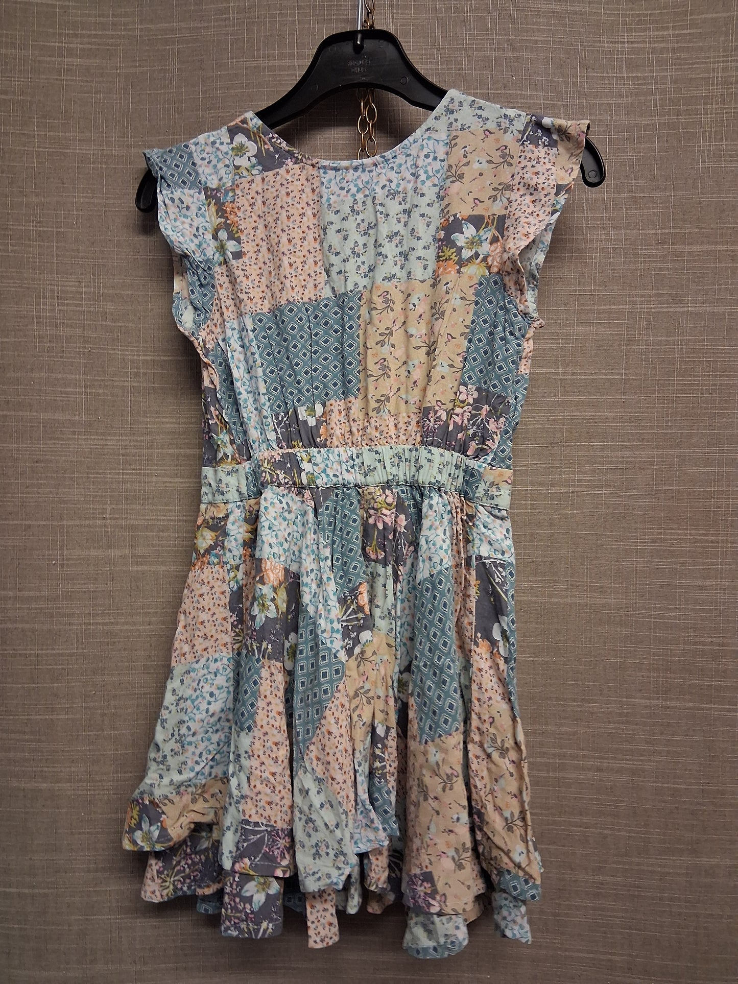 Next Girls Multicolour Floral Patchwork Playsuit Age 3 Years