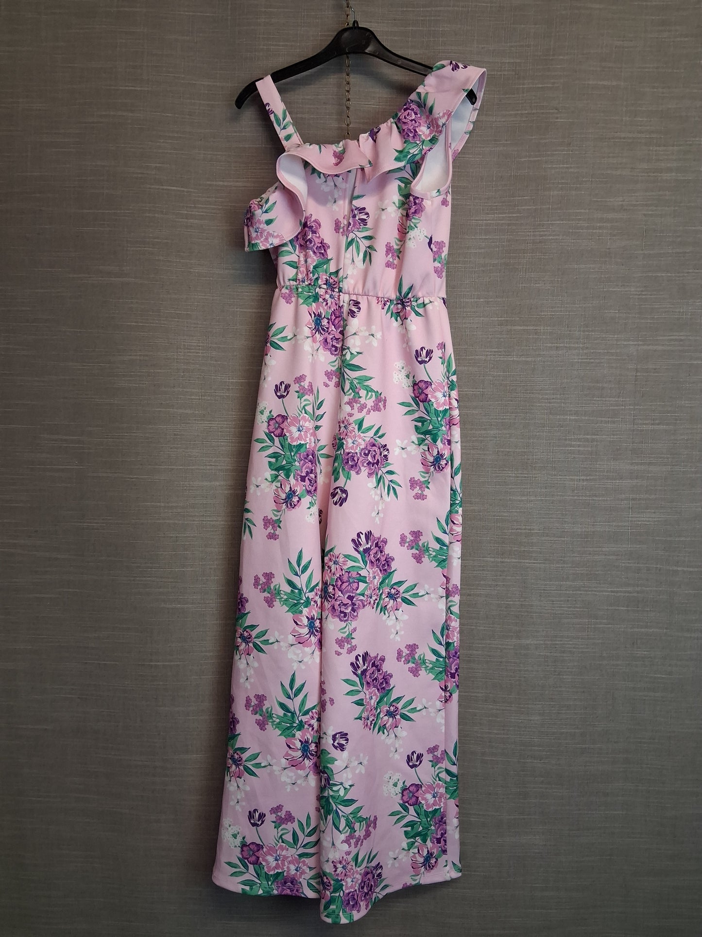 George Girls Pink Floral Jumpsuit Age 9-10 Years New