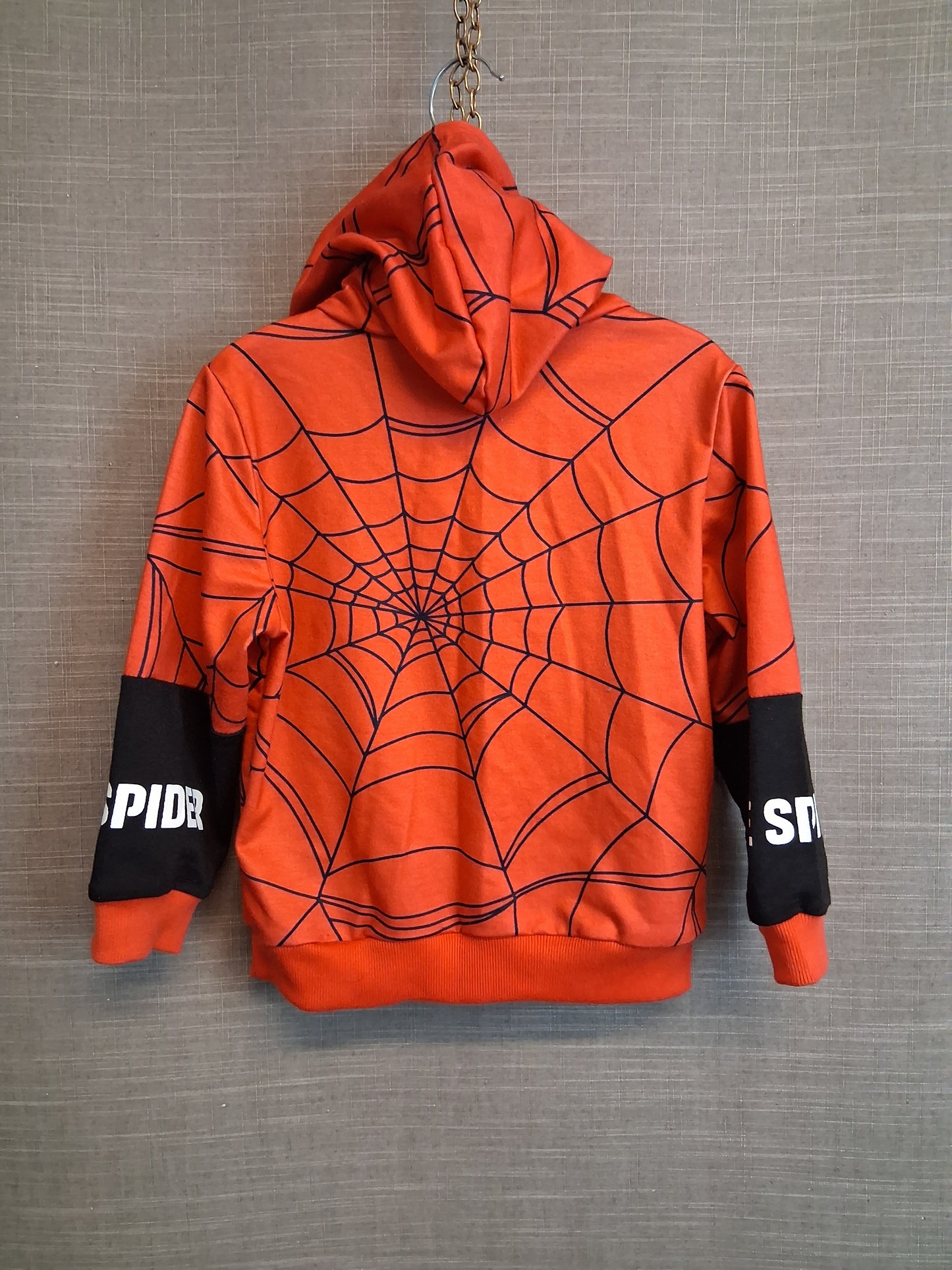 Shein Boys Spider Man Hoodie Age 4 Years Red