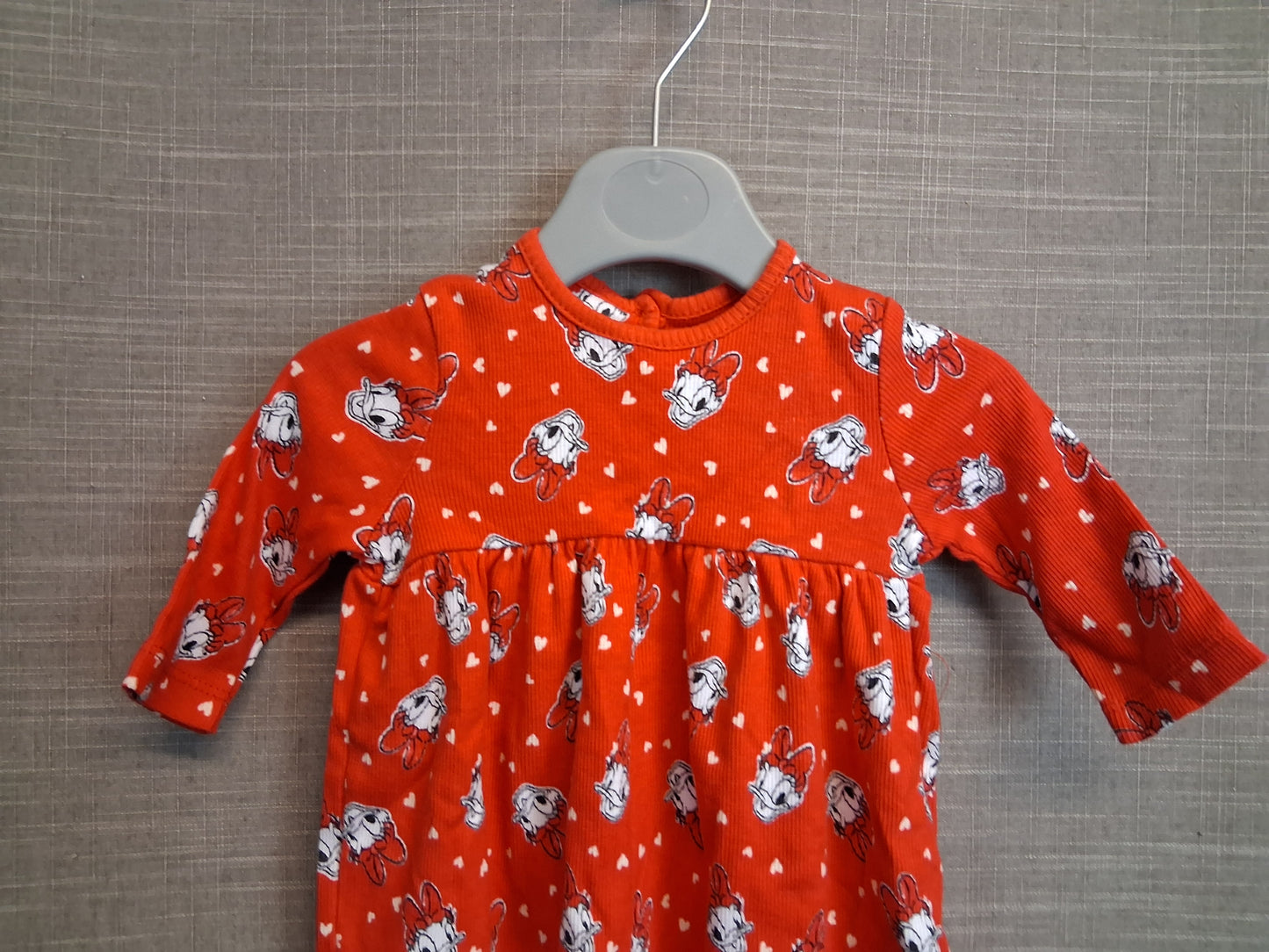 Disney Daisy Duck Jersey Dress Age First Size Red New