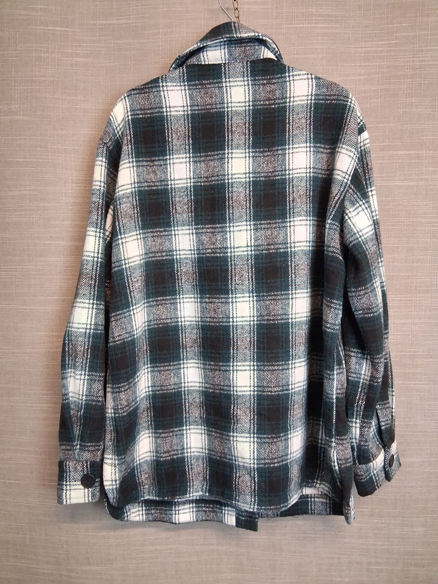 New Look Girls Green Check Flannel Style Shirt Age 10-11 Years