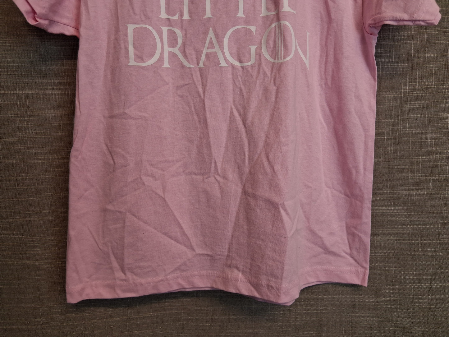 Fruit of the Loom 'Little Dragon' Pink T-Shirt Age 7-8 Years New