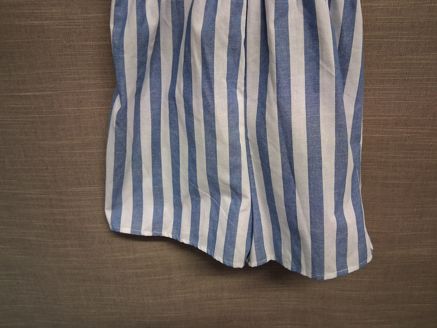 Shein Girls Blue White Striped Playsuit Age 14 Years