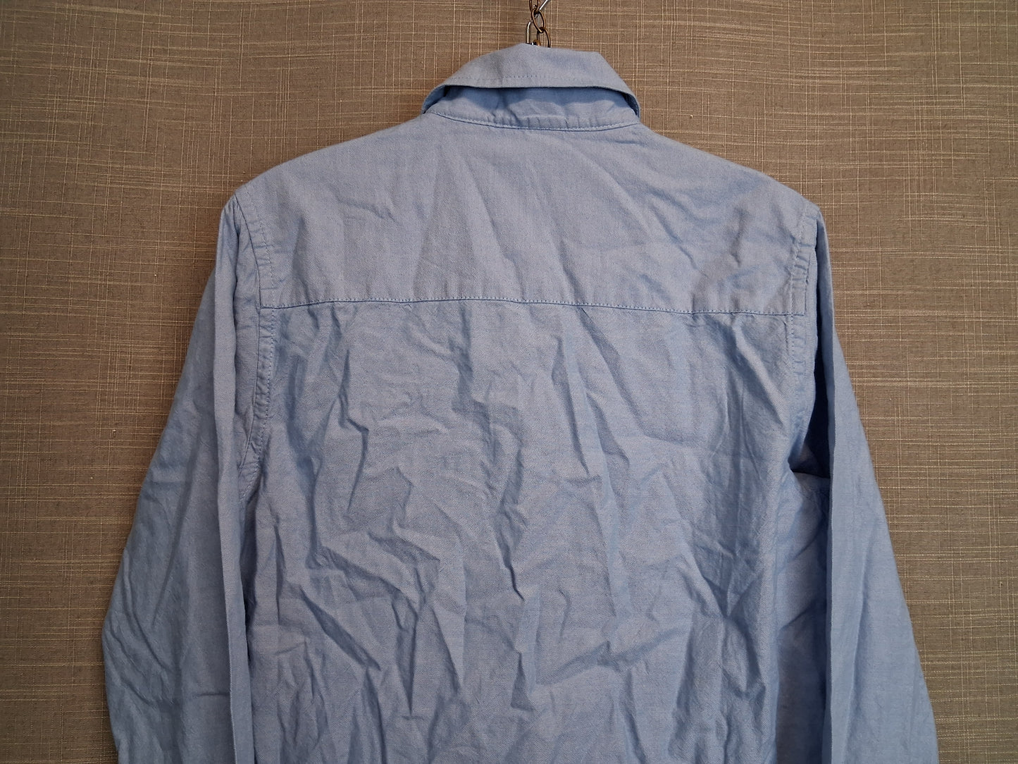 Next Boys Blue Chambray Long Sleeve Shirt Age 11 Years