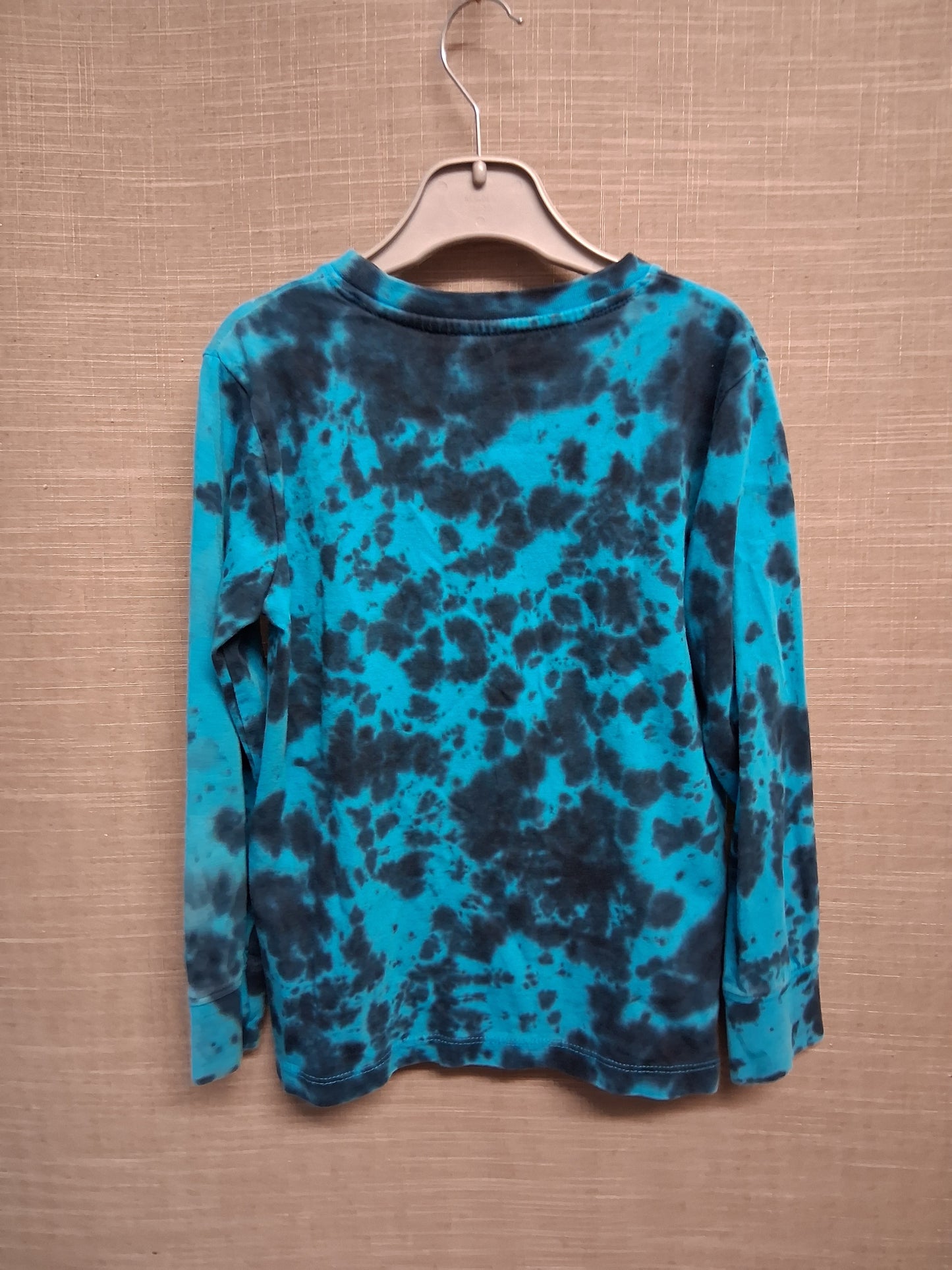 Next Boys Blue Tie Dye Long Sleeve T-Shirt Yeah! Age 4-5 Years