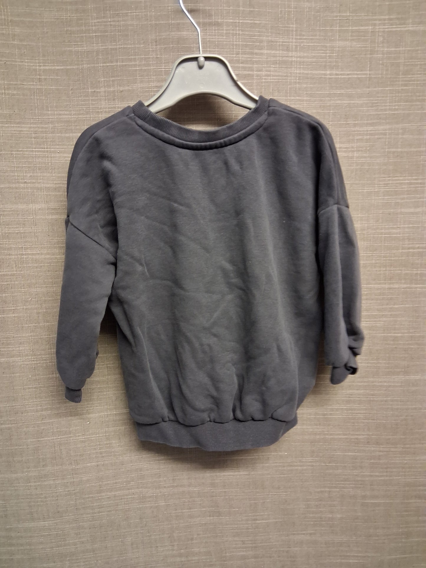 George Girls Halloween 'Boo Crew' Grey Long Sleeve Sweater Age 2-3 Yearsv