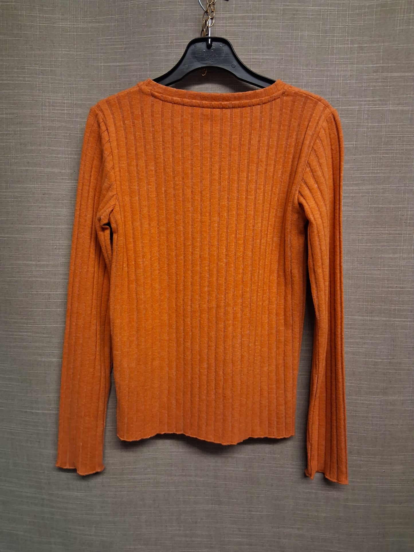 TU Girls Orange Ribbed Long Sleeve Sweater Age 12 Years