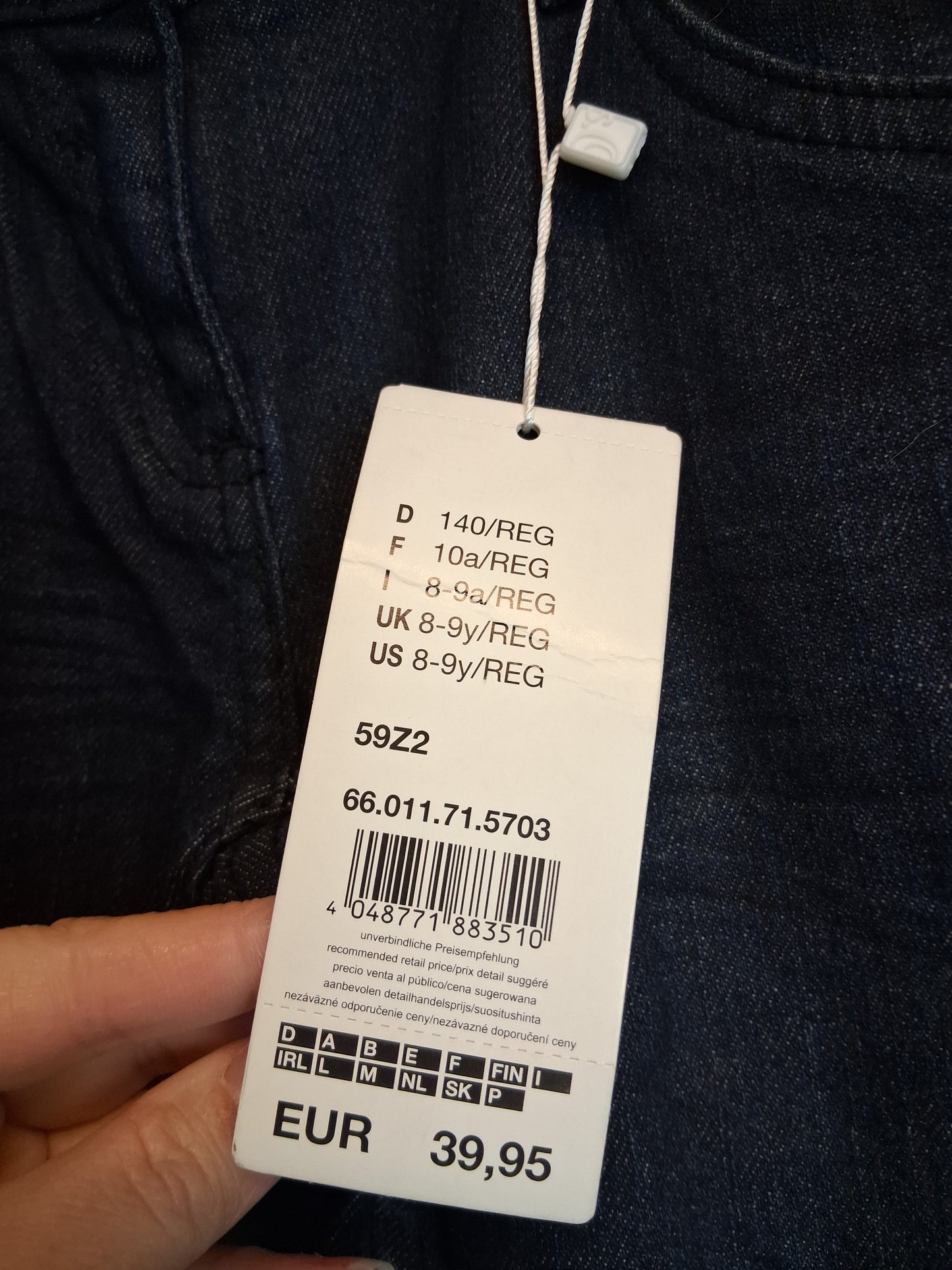 Oliver Kimi Slim Leg Blue Denim Jeans Age 8 Years Boys